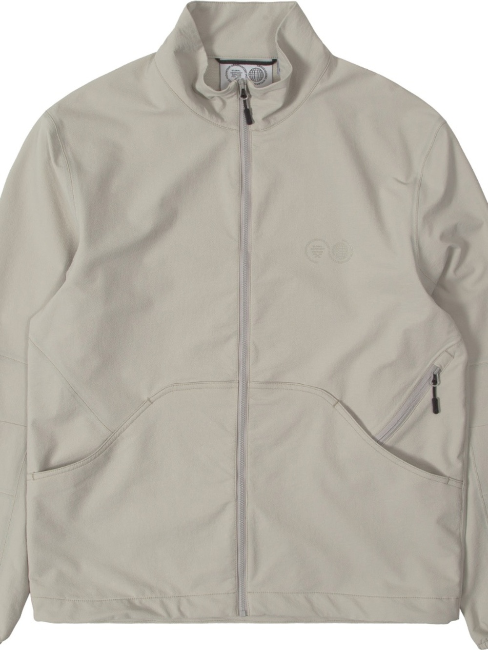 PURPLE MOUNTAIN OBSERVATORY Soft Shell Advanced Panel Funnel Jacket - Size L